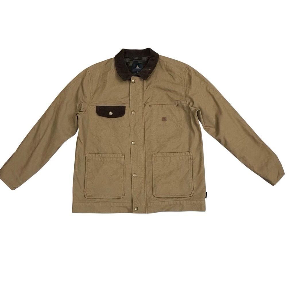 ROARK The Deckhand Jacket Men's XL Workwear Duck Canvas Flannel Lined Corduroy